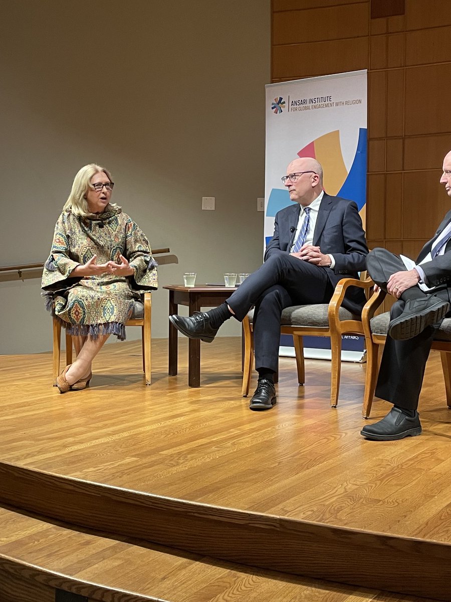 .<a href="/Mansoura1968/">Azza Karam</a> - Dr Mary McAleese “I thought democracy would be a straight line…of steady progress …I underestimated that hatred would be more attractive than love…” .@AnsariInstitute ⁦<a href="/NotreDame/">University of Notre Dame</a>⁩