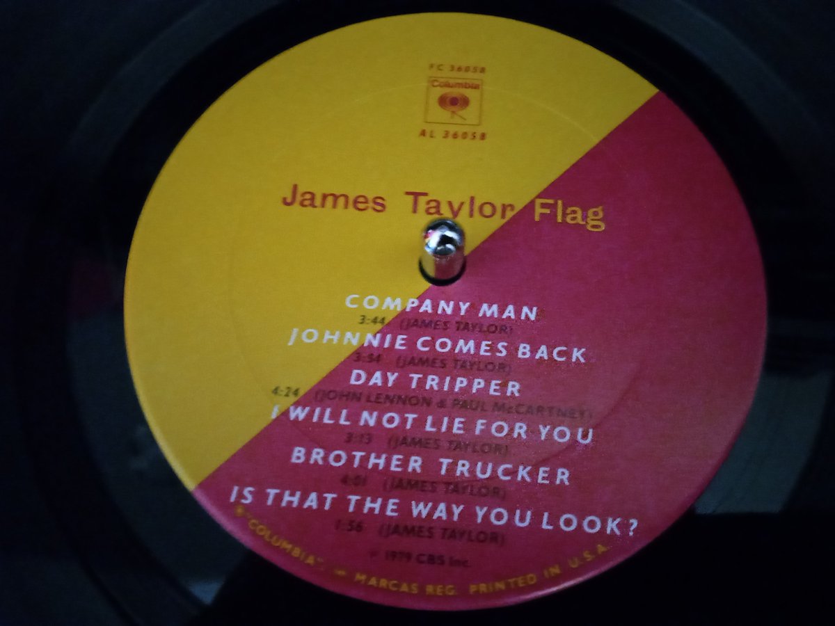 #NowPlaying 
James Taylor - Flag (1979)
#Music #Rock #SoftRock #JamesTaylor #FMrock #AlbumRock #Top40 #vinylrecords #vinyl #nowspinning