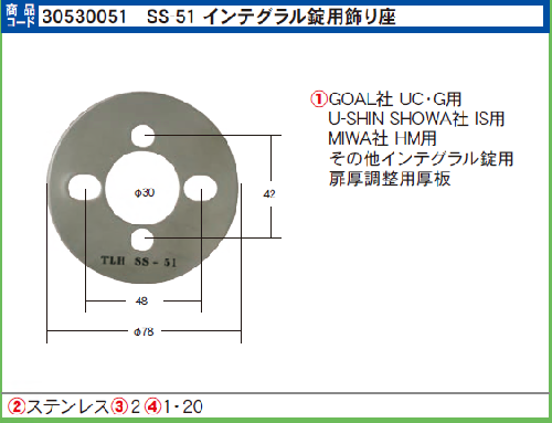 Ko0UN3HMvXeUXKv's tweet photo. エスカッション SS-51 ※インテグラル錠用飾り座 #えすカッション #エスカチオン #SS51 #インテグラル錠用飾り座 https://t.co/1pgb394BOA https://t.co/6W6FGi0i6K
