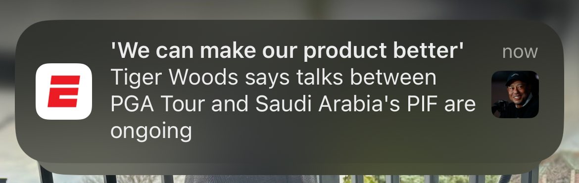 WhoDatMoos's tweet image. Hopefully the product their talking about is the brand SUNDAY RED #TigerWoods