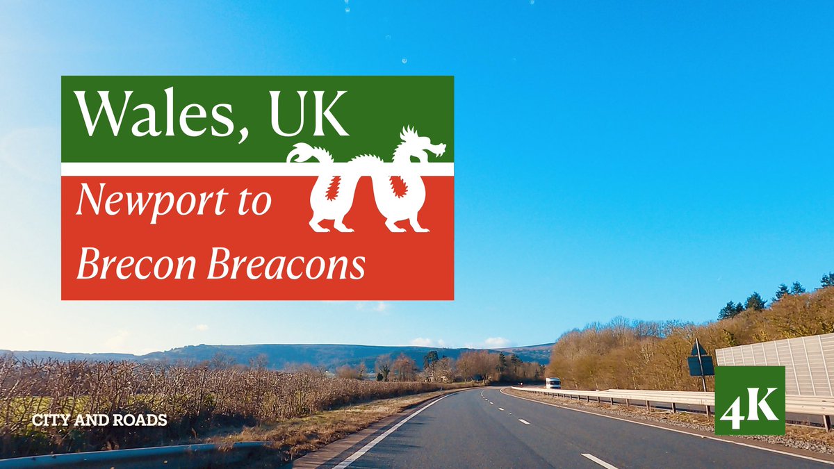 CityAndroads's tweet photo. Our new video - scenic drive through Wales from Newport to Brecon Beacons National Park | #WALES #drivingtour #UnitedKingdom #weekend 
https://t.co/FVAwfX5G4F https://t.co/ob5MMxqrRo