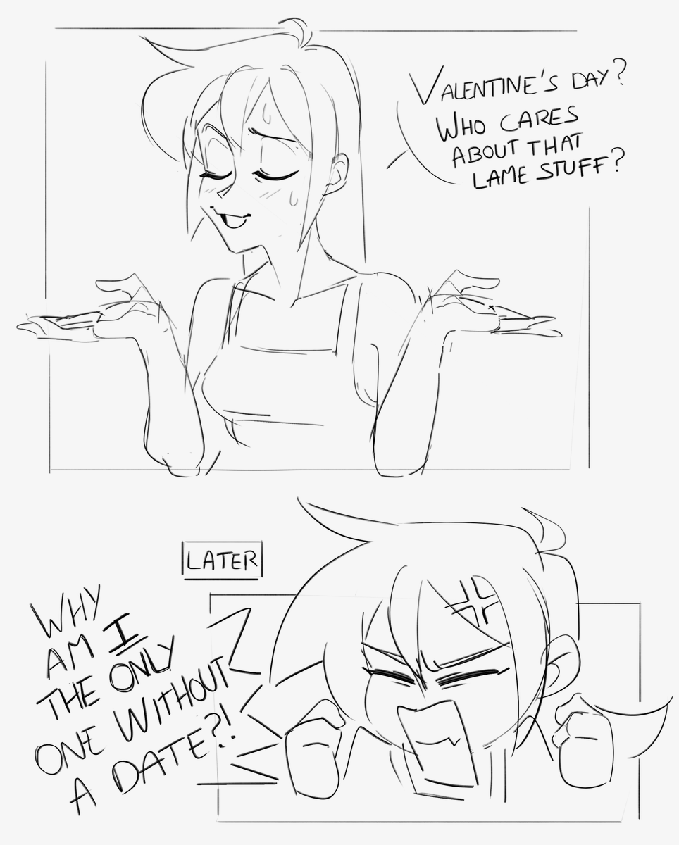 Low effort Valentine's Day post