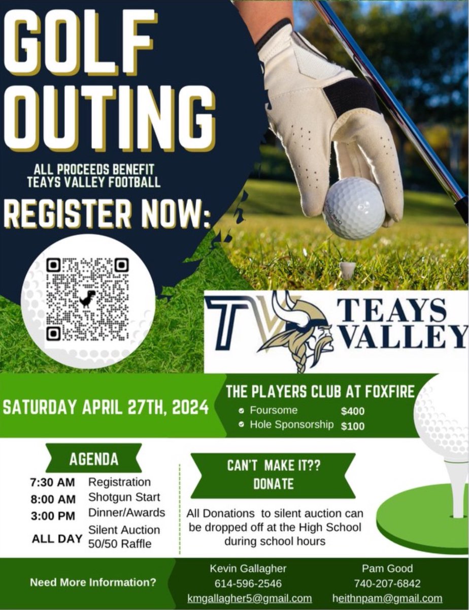 We will be hosting a golf outing. Get registered…