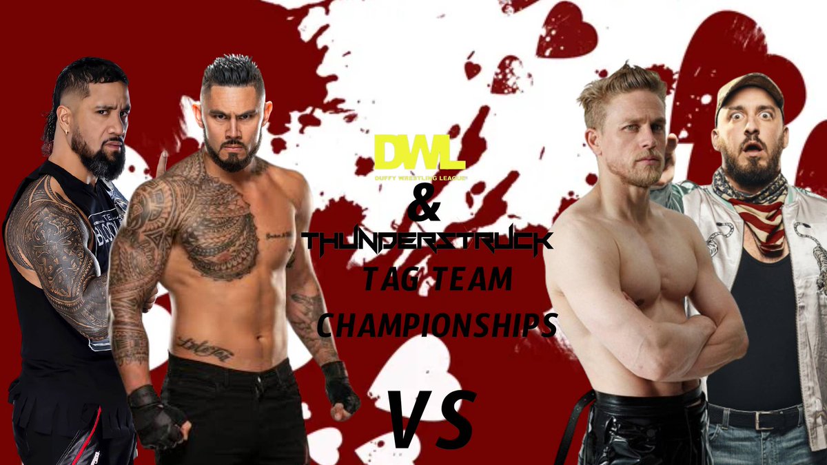 PWCUniversal's tweet photo. #DWL & #Thunderstruck Pro Tag Team Championships
@TweetsByTony11 & @OverFriedClyde would come out on top of @TheOneMaikai & @OfIslandStorms to claim both sets of titles in a 18 minute plus thriller of a Tag match! https://t.co/56jRYi3XdN