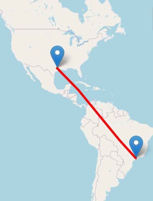 KI_five_NYJ's tweet photo. Nearly 8k miles to San Paolo, Brazil. https://t.co/hccptVn3N5