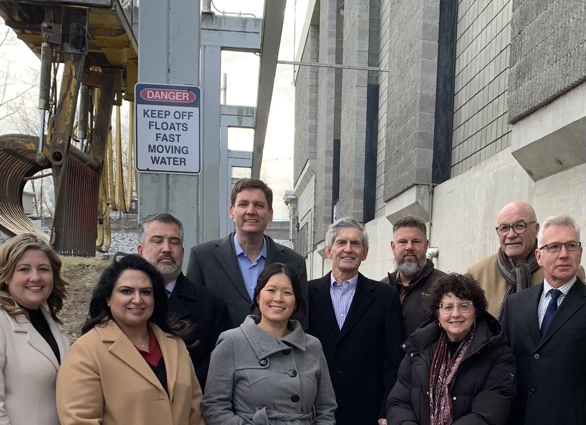SimonGibsonBC's tweet photo. Exciting news - Premier David Eby and Emergency Management Minister Bowinn Ma today announced $76.6 million funding to upgrade #Barrowtown pump station. Mayor Ross Siemens spoke - thankful for funding.
#abbotsford #sumas #sumasprairie #fraservalley #fvrd https://t.co/0r9EdsGa8a