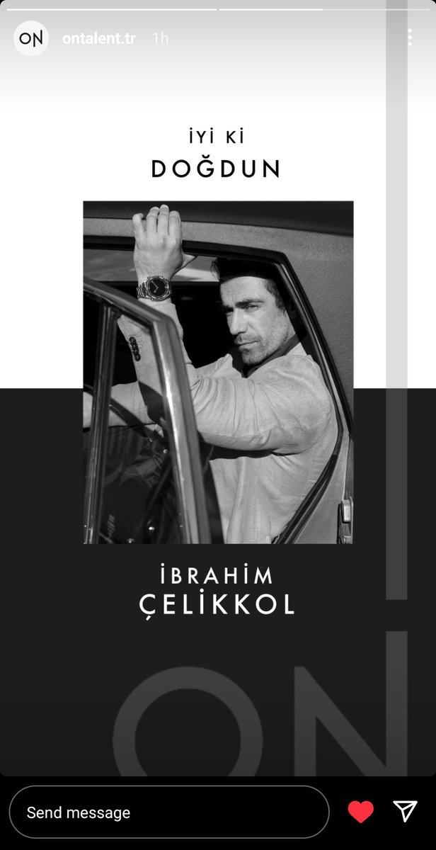 🆕 Post | <a href="/ontalent_tr/">OnTalent</a> 

"Happy birthday İbrahim Çelikkol 🤍"

İbrahim Çelikkol's agency wished him on his birthday.

NiceYaşlara İbrahimÇelikkol

#İbrahimÇelikkol | <a href="/ibrahimcelikkol/">İbrahim Çelikkol</a>