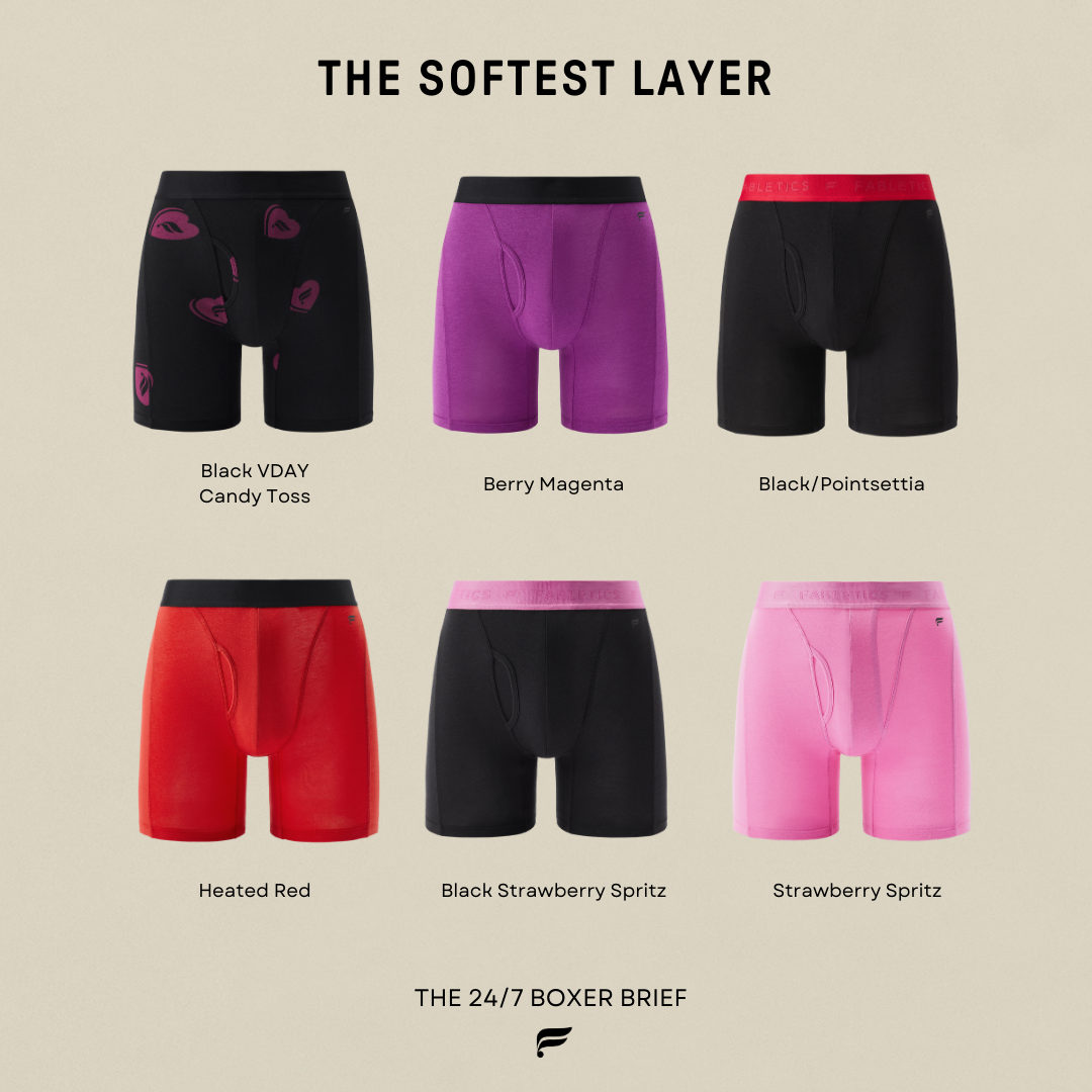 FABLETICS MEN on X: The Softest Layer😏 This Valentine's Day we want to  keep you comfy all day & all night long. The 24/7 Boxer Brief was made for  you. Shop Boxers