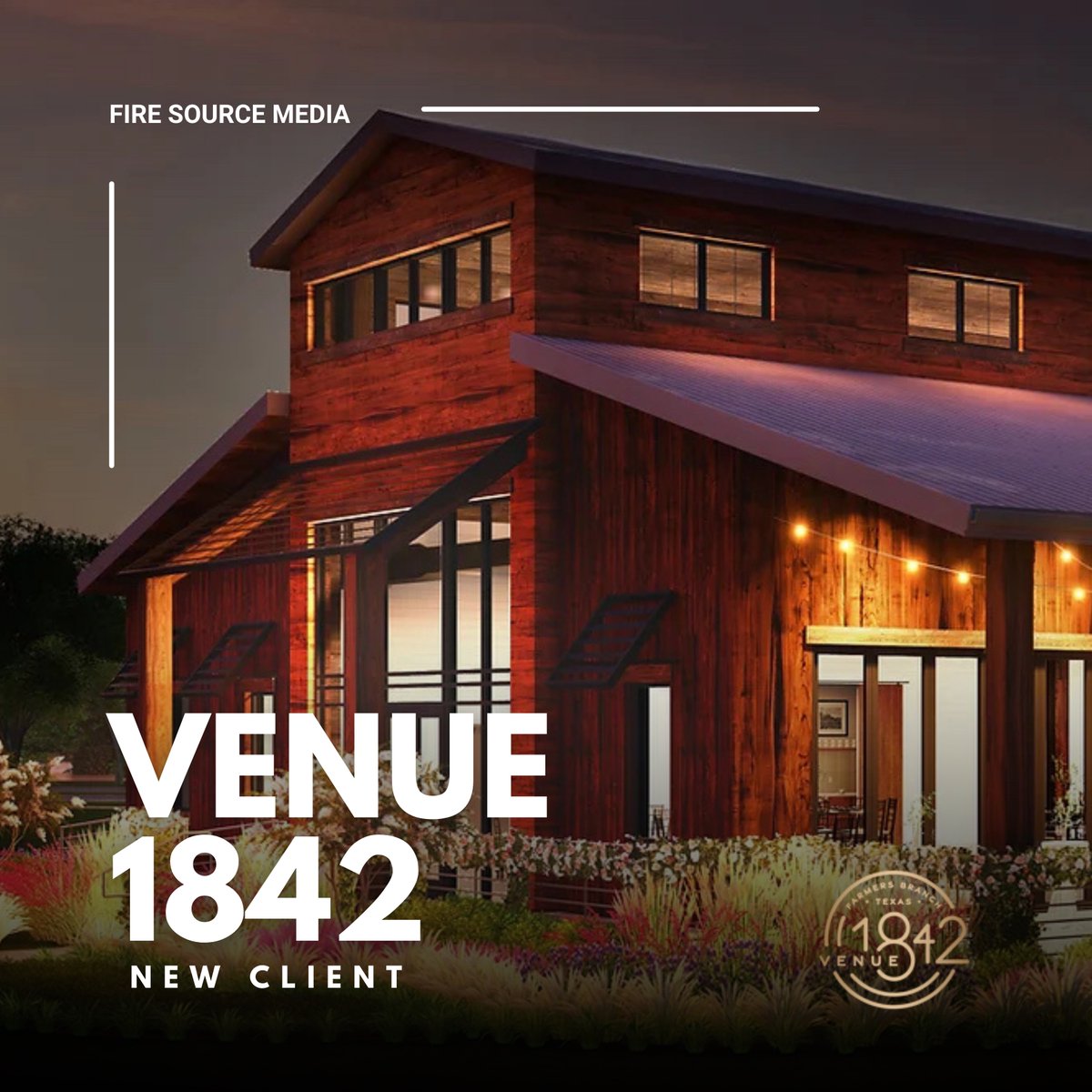 firesourcemedia's tweet photo. Fire Source Media is excited to have been selected by the City of Farmers Branch to help launch Venue 1842 with SEO and digital ads.    

#digitalmarketing #seo #webdevelopment https://t.co/LeY22inQgy