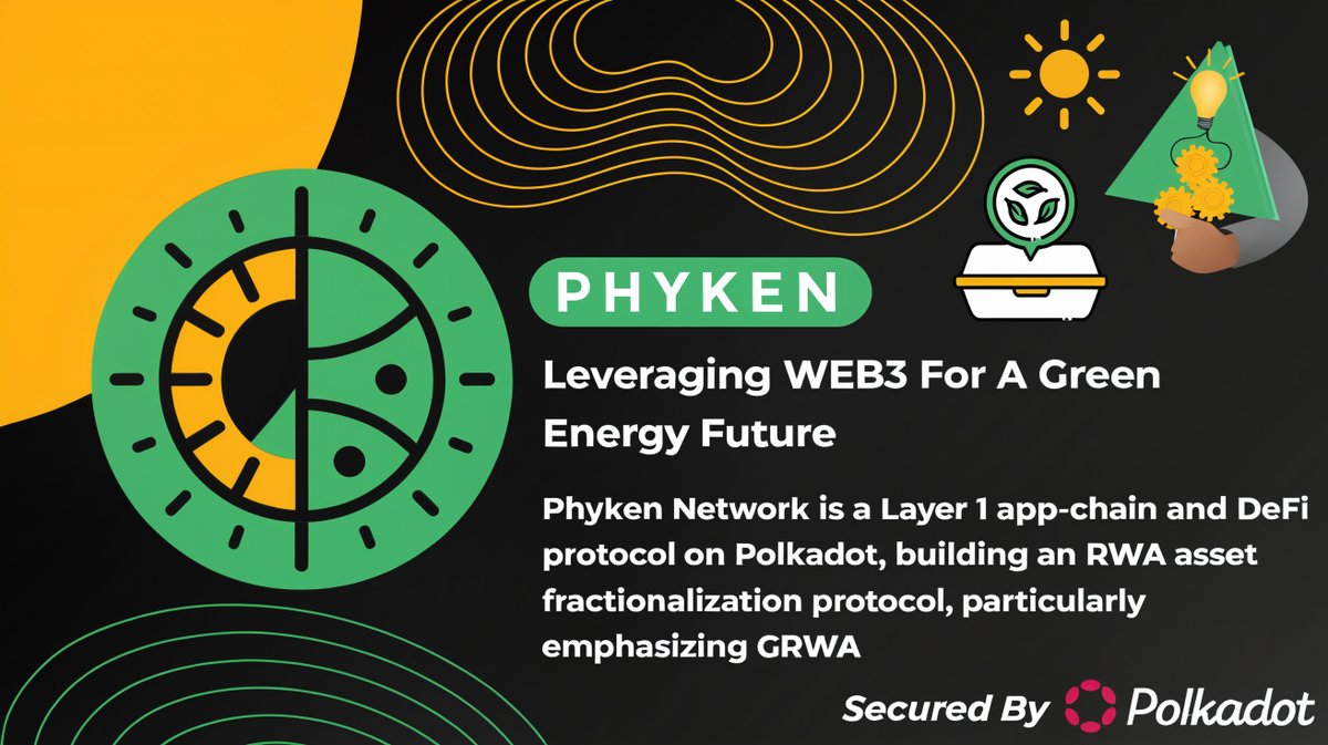 🧩@phyken_network, young but rapidly growing #GreenProject in the #Polkadot #Ecosystem, has only recently embarked on its successful journey through vast realms of #Digital #WEB3 world. If you want stay on trend with #GreenData, then join #PhykenNetwork
👇
discord.gg/9rhcN8jHHr