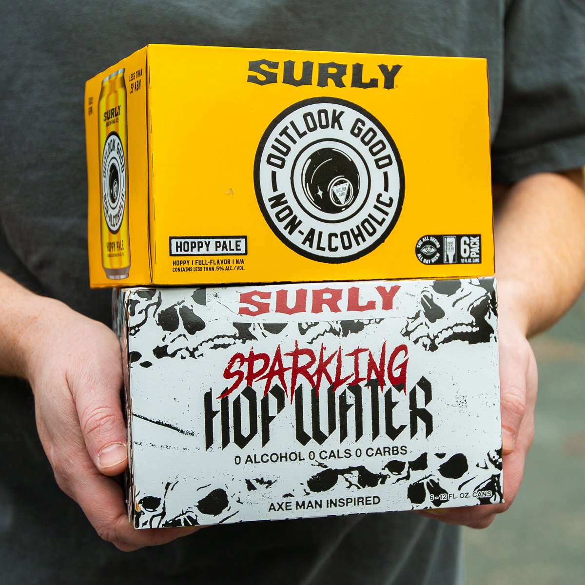 You can now buy Surly’s non-alcoholic beverages via the miracle of online commerce! Go to our online store to restock your supply of Outlook Good Hoppy Pale and Sparkling Hop Water. shop.surlybrewing.com/collections/no…