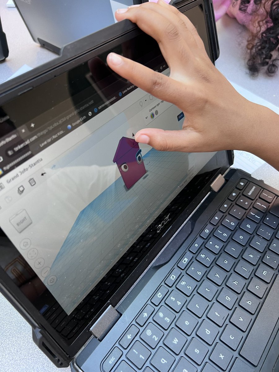 MissWinand's tweet photo. Advanced @HawthorneWCS coding club students continued designing their robot projects today. They worked on creating the bases for the 3D printer that will hold their wheels and motors. They have some great ideas and designs so far! https://t.co/0RZr796H13