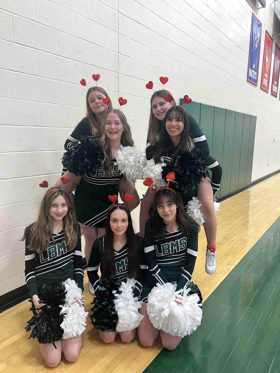 Happy Valentine’s Day from LBMS Cheer! ❤️