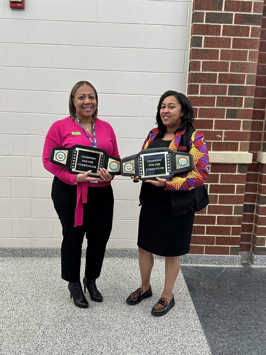 Thomas E. Ferrell, Jr. (@tferrelljr3) on Twitter photo @HCPSSnow presented <a href="/LeahSegar/">Leah Segar</a> and <a href="/VHS_PrincipalCS/">Cherita H. Sears</a> with belts for being curriculum champions. We appreciate your support and leadership on the HCPS aligned curriculum. Keep up the great work! @HCPSSnow presented <a href="/LeahSegar/">Leah Segar</a> and <a href="/VHS_PrincipalCS/">Cherita H. Sears</a> with belts for being curriculum champions. We appreciate your support and leadership on the HCPS aligned curriculum. Keep up the great work!