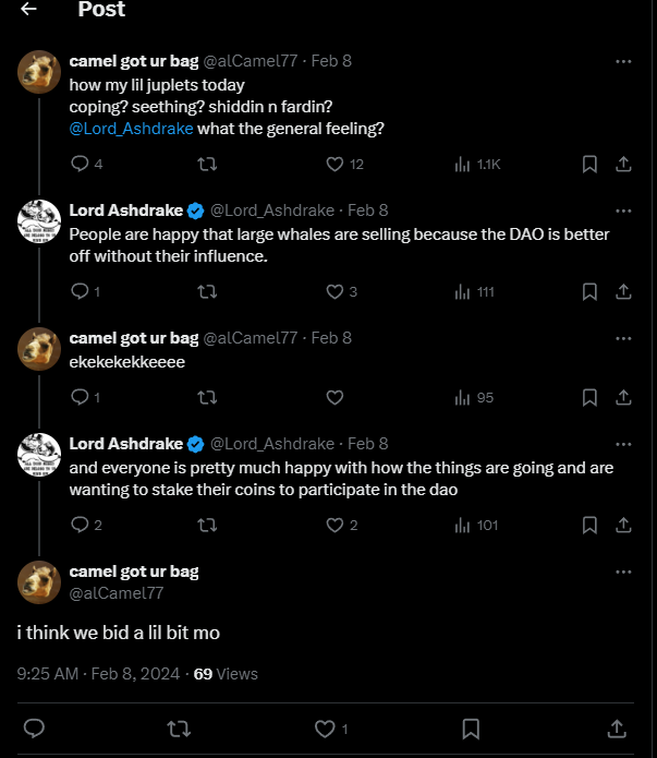 BitchDeFi's tweet photo. Gets dumped on. Sells.

Doesn't buy the pico bottom. $JUP 

What a clown. 🤡

$SOL

@alCamel77 https://t.co/291Whd1wBO