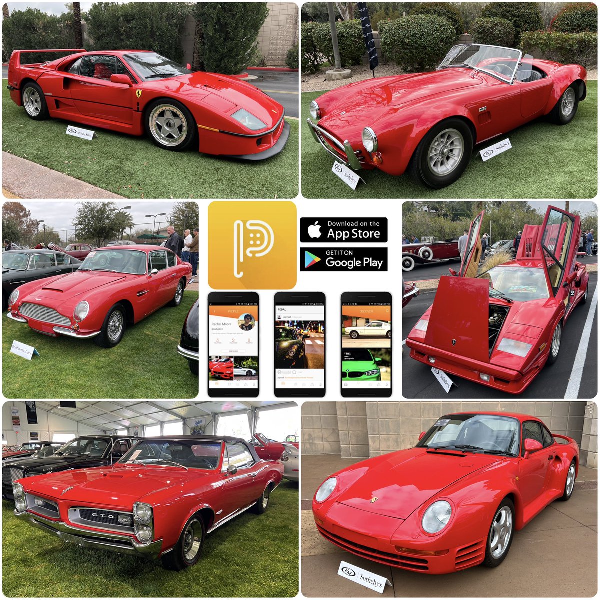 pedaltheapp's tweet photo. ❤️ Happy Valentine’s Day
❤️ Some of our red favorites from Arizona Auction Week ~ 2024
❤️ See more on PEDAL - Free in app stores
#happyvalentinesday #valentinesday #valentinesday2024 #arizonaauctionweek #arizonacarweek #rmsothebys #bonhamscars #worldwideauctioneers https://t.co/Jn922tqyGc