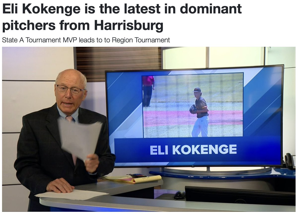 P Eli Kokenge <a href="/EliKokenge/">Eli Kokenge</a> Harrisburg HS 2025
Eli is a 3.6 student athlete who pitches and plays MIF. Eli stands out with an electric arm and as the winner of the State tournament MVP. He has topped 94 on the mound. He is a 2025 who should of been committed a long time ago. Eli is