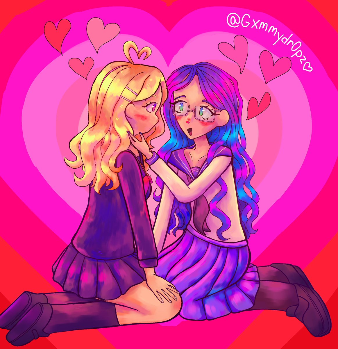 itzgxmmydr0pz's tweet image. Happy Valentine&apos;s day!!!!
(Repost i posted the wrong version AGAIN)
♡
♡
♡
#kaemugi #pregamekaemugi #pregametsumugi #pregamekaede #tsumugishirogane #kaedeakamatsu #DanganronpaV3 #danganronpa #drtwt