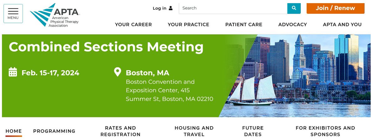 Will you be at the APTA Combined Sections Meeting? We hope to see you there! - UW Medicine | Rehabilitation Medicine (washington.edu). Please check the link for a brief summary of what our department members are up to.
rehab.washington.edu/news-and-event…