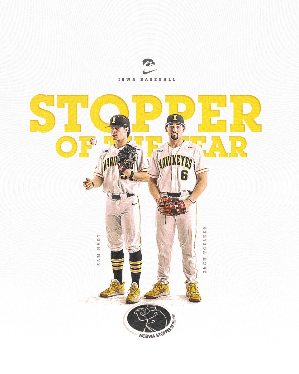 Backend Bullies 🚫

<a href="/VoelkerZach/">Zach Voelker</a> and <a href="/Sam_Hart0/">Sam Hart</a> have been named to the NCBWA Stopper of the Year Preseason Watch List

📝: spr.ly/6010VFmoj

#Hawkeyes