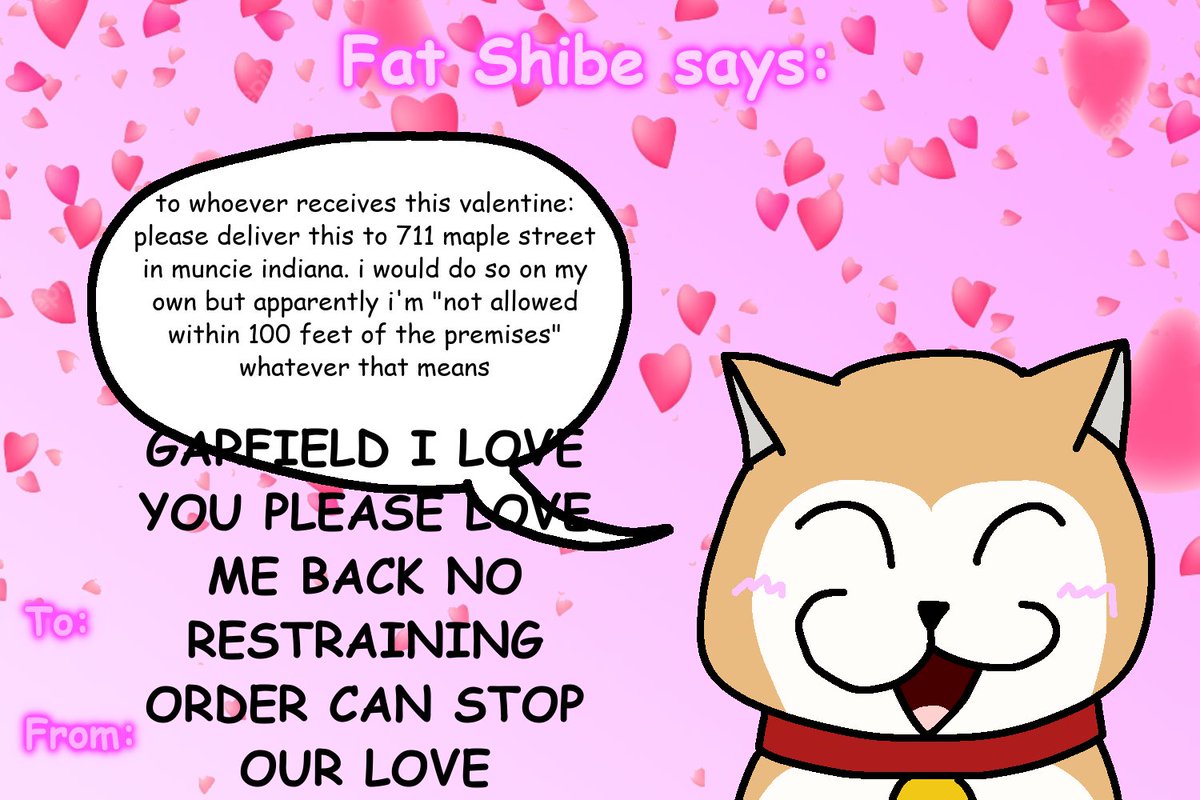 fat shibe says: tweet media