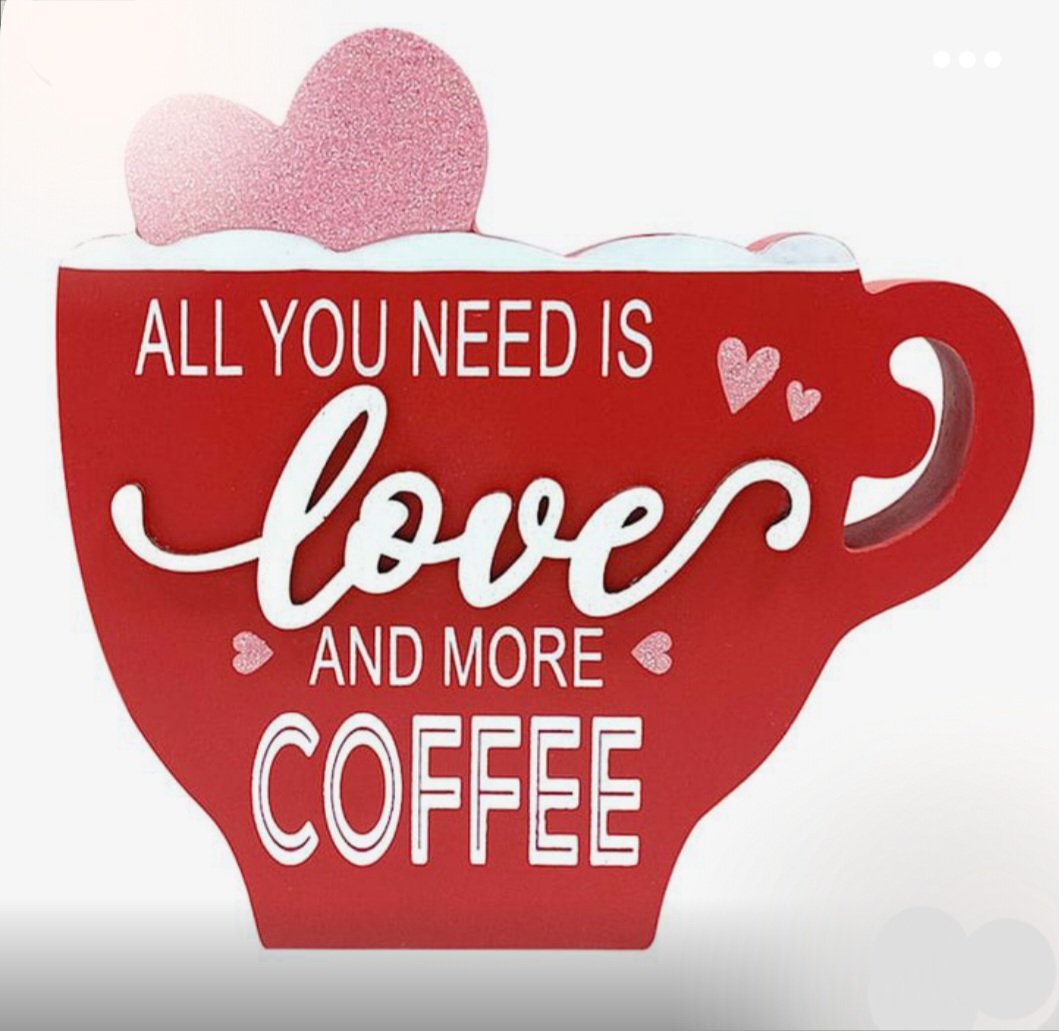 Coffee then Love ☕️❤️ hope you're having a #happyvalentinesday #valentinecoffee #welovecoffee #coffeepeeps