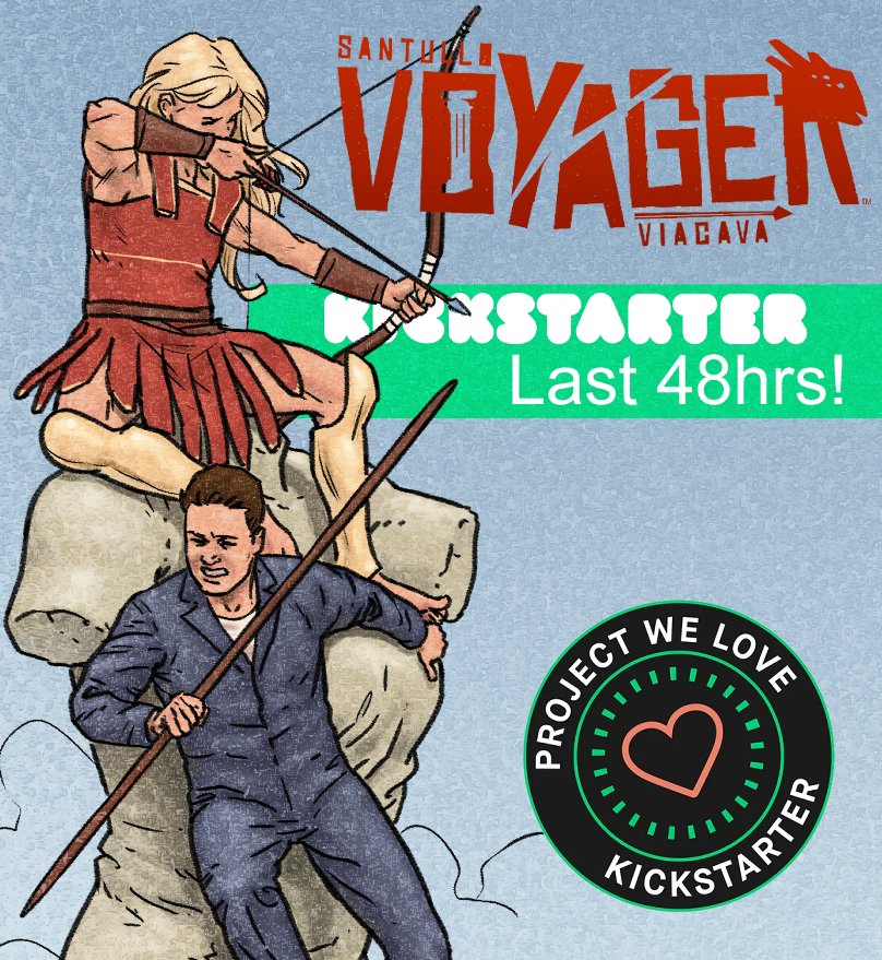 The countdown is on to make 'Voyager' even more epic. We're not just funding; we're building a community and a universe. Share the excitement - let's make these final days unforgettable! kck.st/48R9p3R #indiecomics #crowdfunding #comicsforeveryone #fantasy #adventure