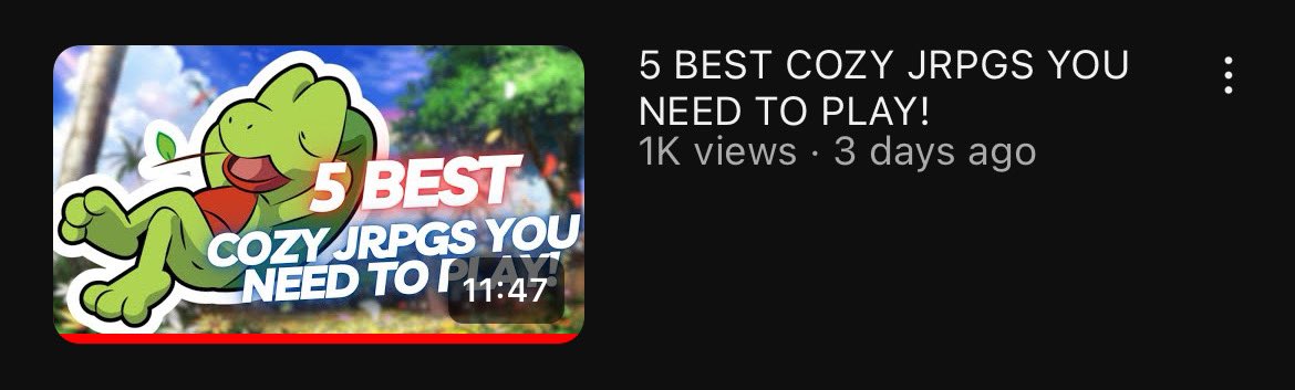 Another 1k vid thank you all 🙏🏾🙌🏾❤️, I really hope my passion and energy is reaching people especially newer fans to get into JRPGS always been my number 1 goal since starting the channel