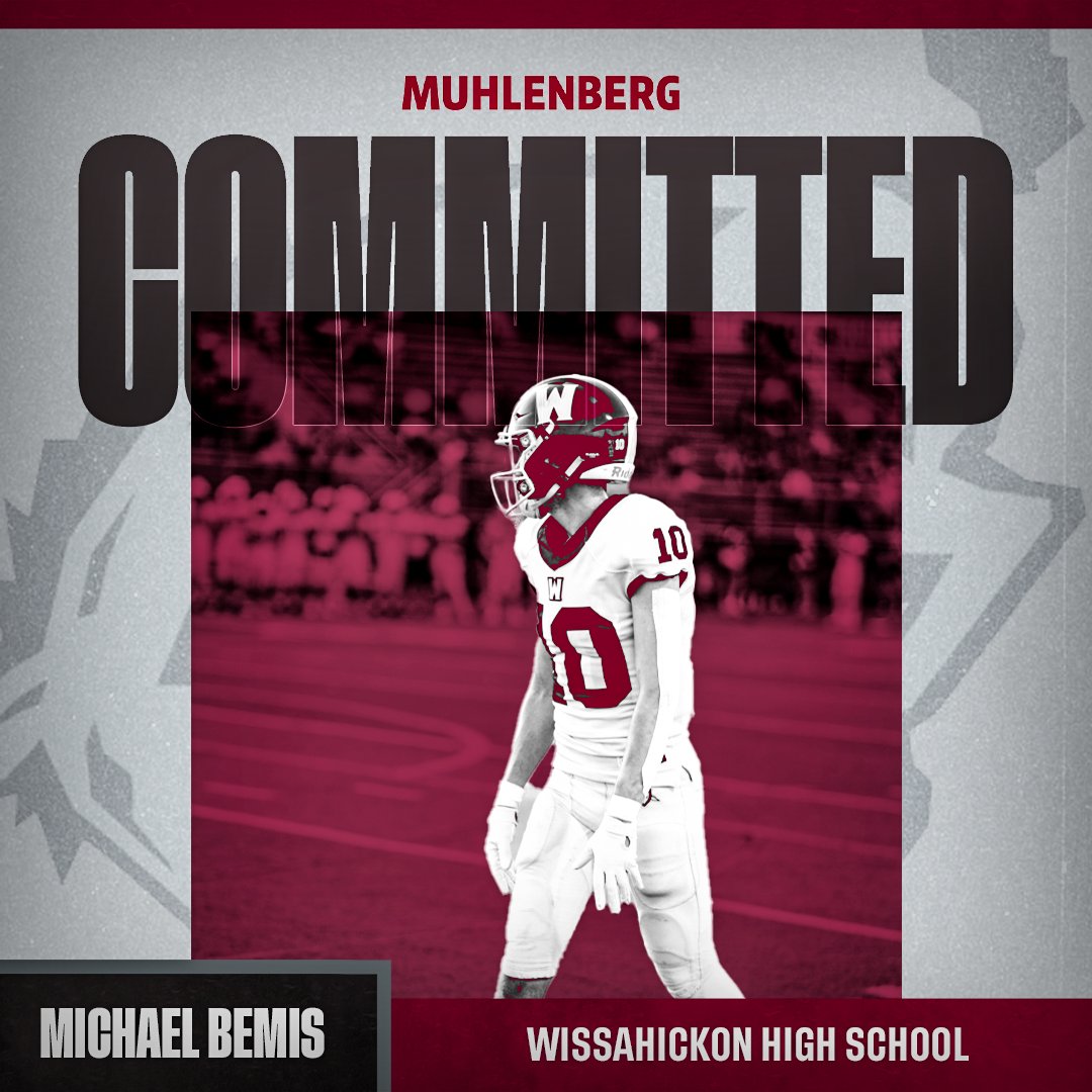 MikeBemis2024 (@mbemis2024) on Twitter photo I am excited to announce I will be continuing my academic and athletics career at Muhlenberg College! thank you all the coaches that have helped me get to this point! <a href="/WissFootball/">Wissahickon Trojans</a> <a href="/WissAthletics/">WissAthletics</a> <a href="/DigInMules/">Muhlenberg Football</a> <a href="/zachdeldin/">Zach Deldin</a> I am excited to announce I will be continuing my academic and athletics career at Muhlenberg College! thank you all the coaches that have helped me get to this point! <a href="/WissFootball/">Wissahickon Trojans</a> <a href="/WissAthletics/">WissAthletics</a> <a href="/DigInMules/">Muhlenberg Football</a> <a href="/zachdeldin/">Zach Deldin</a>