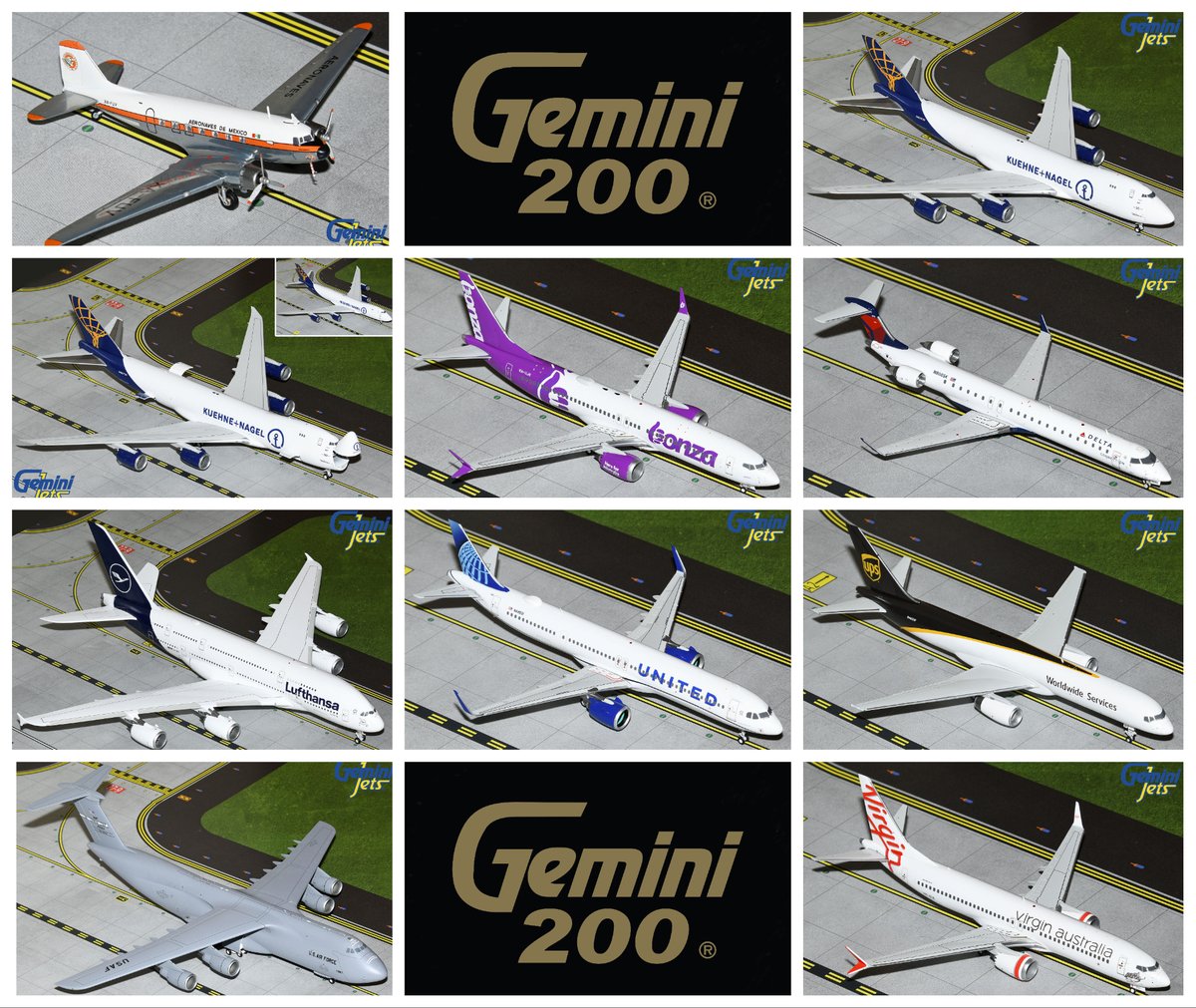 At last, the Gemini200 1:200-scale January 2024 releases have arrived. Have you pre-ordered yours? See the list of global GeminiJets retailers at geminijets.com/retailers ✈️ #GeminiJetsModels #Gemini200