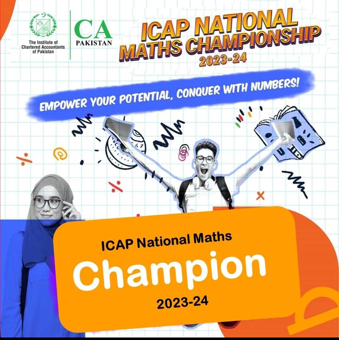 Get ready to witness the brilliance unfold at the ICAP National Maths Championship 2023-24! 

𝐀𝐫𝐞 𝐲𝐨𝐮 𝐞𝐱𝐜𝐢𝐭𝐞𝐝 𝐭𝐨 𝐬𝐞𝐞 𝐰𝐡𝐨 𝐰𝐢𝐥𝐥 𝐞𝐦𝐞𝐫𝐠𝐞 𝐚𝐬 𝐭𝐡𝐞 𝐈𝐂𝐀𝐏 𝐍𝐚𝐭𝐢𝐨𝐧𝐚𝐥 𝐌𝐚𝐭𝐡𝐬 𝐂𝐡𝐚𝐦𝐩𝐢𝐨𝐧 ? 🏆

#ICAP #CAPakistan #icapmathschampionship