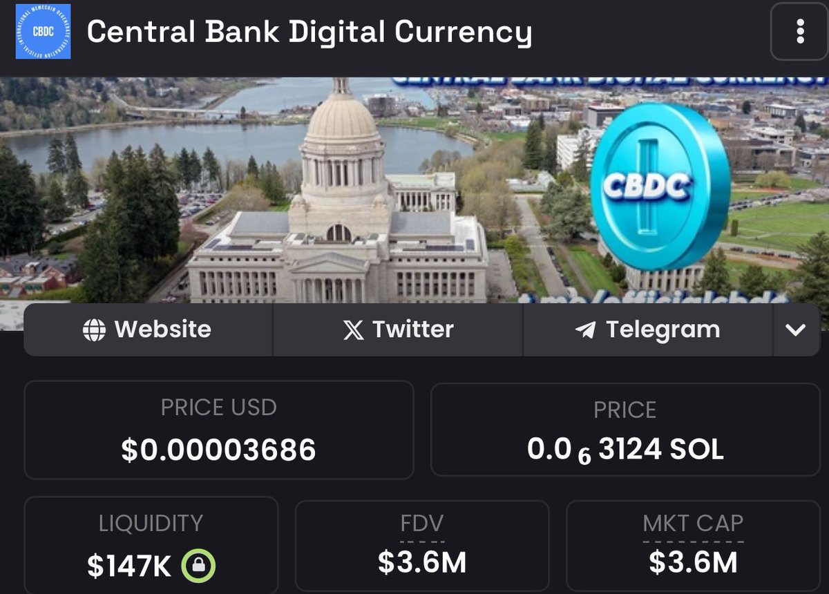 $CBDC (SOL)

20X ATH HIGHER PLS 

dexscreener.com/solana/laxm1qn…