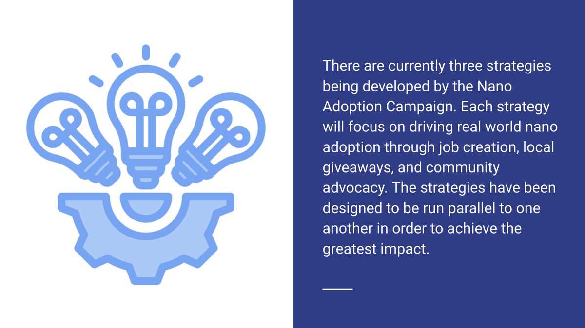 nano_adoption's tweet photo. Are you ready to see the strategies we've developed for the Nano Adoption Campaign? 🚀 Follow us to stay updated and be part of the exciting journey towards global adoption! #NanoCommunity #CryptoAdoption #nanoNAC $XNO #nano #JustUseNano https://t.co/jT3RwW0EQ8