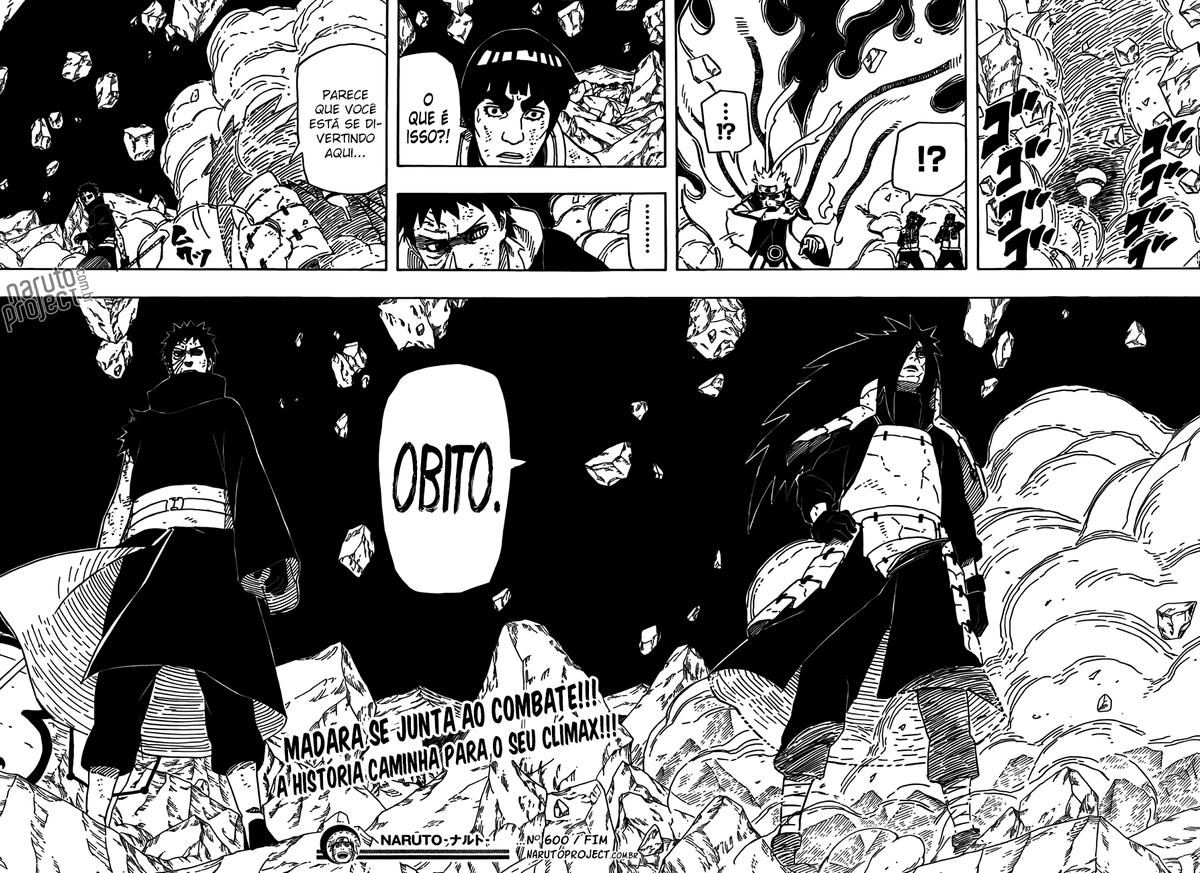 Simplesmente incrível. Obito é de longe meu vilão preferido de Naruto, e tinha muito potencial para ser o vilão final, essa pira dele com "não ligo para as coisas dessa falsa realidade" é simplesmente incrível