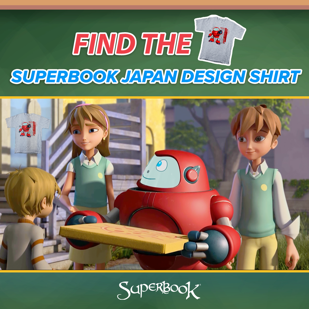 BatangSuperbook's tweet photo. Play detectives for a day with your children! ๐ต๐ป Tulungan silang hanapin ang nakatagong Superbook Japan Design Shirt below! โฌ๏ธ #FindTheObject https://t.co/9wcrdd3I72
