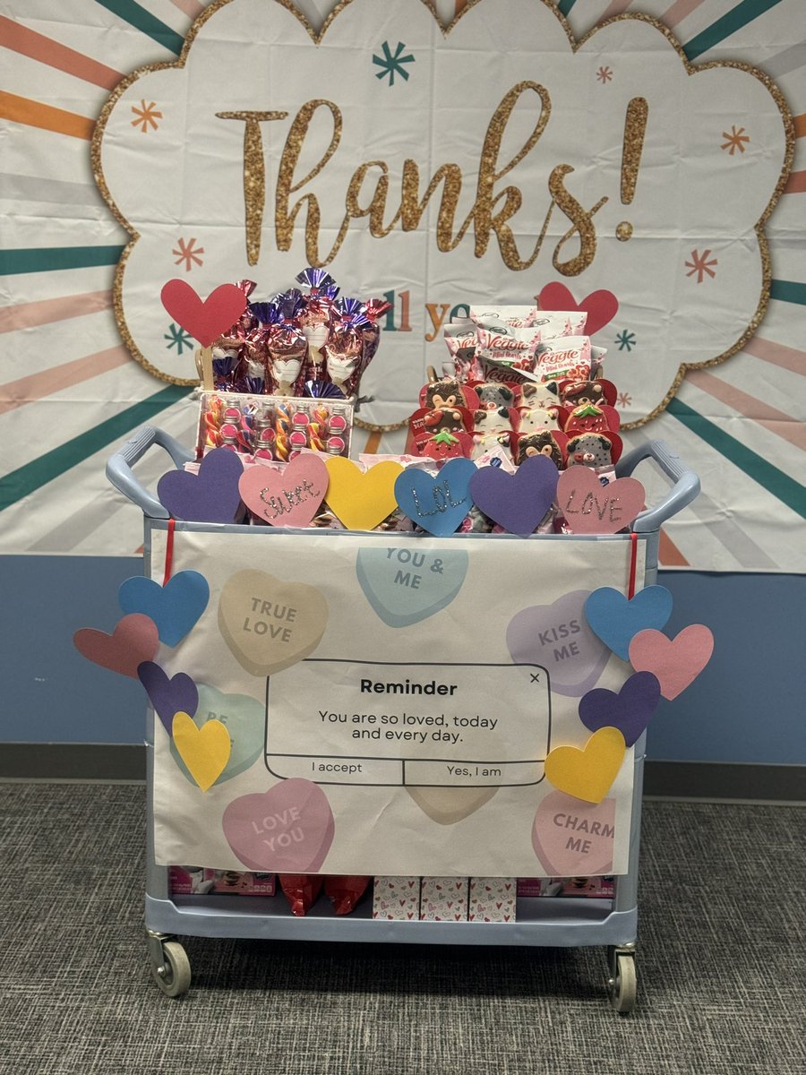 Treating our staff with some Valentine’s Day goodies 💘💝💌
