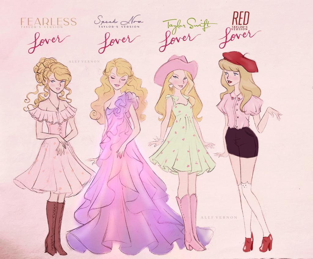 alefvernon's tweet photo. All the eras dressed as Lover for this Valentines Day 🥹💖✨️ 
Which one is your favorite?? https://t.co/tkozeIjwRp