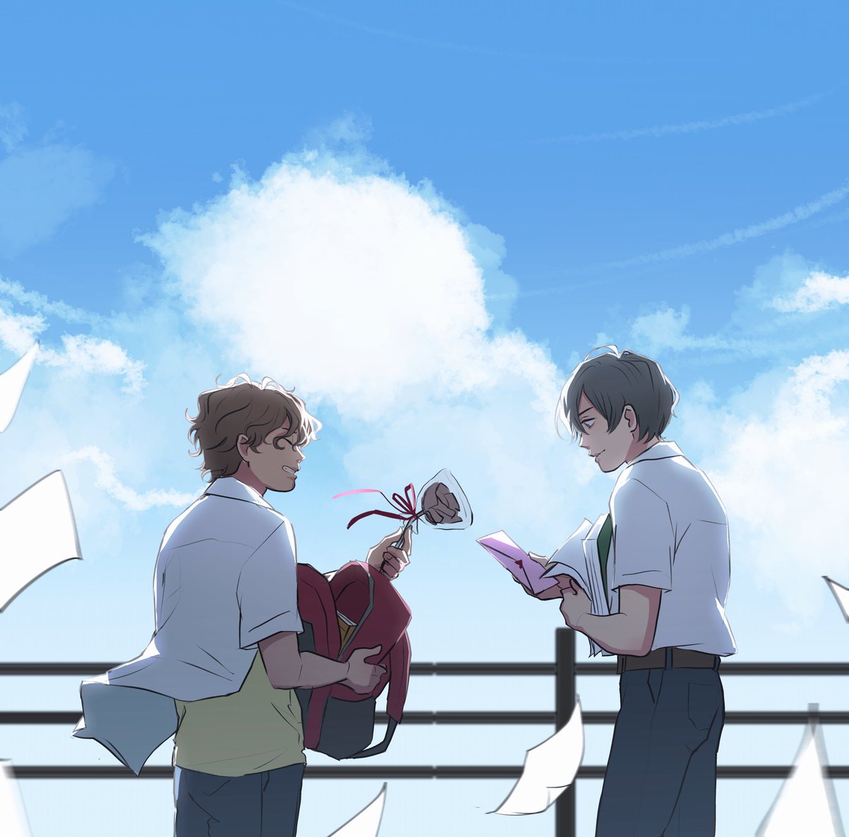 Blaubble's tweet photo. TDAO if it was a cute little highschool romance and not a slice-of-midlife-crisis. Happy Valentine's Day!!

#thedoctorsareout https://t.co/oc9X8EALXQ