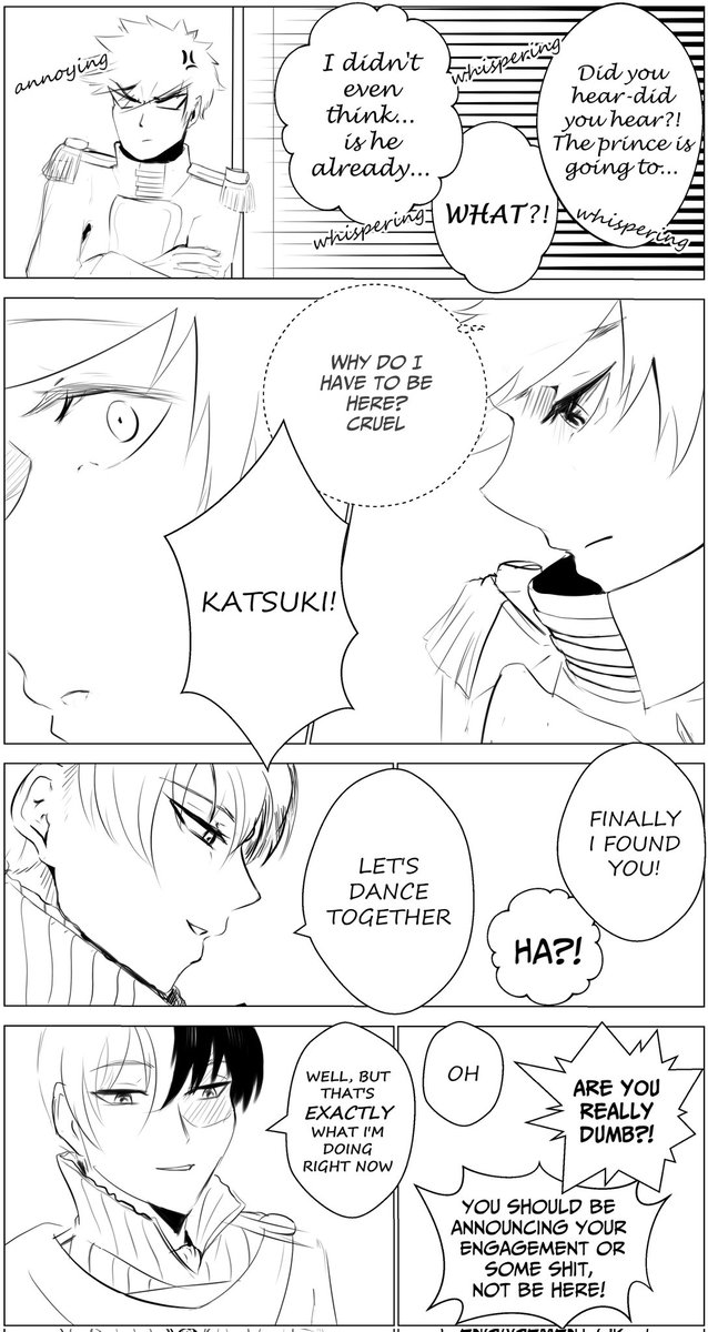 Happy Valentine's Day for <a href="/a_ether_17/">Aether 🌌</a> 💝  (main scene and little backstory)

Royal rules may be strict, but Shouto doesn't seem to care about anything but Katsuki
#2TopVday2024 #tdbk