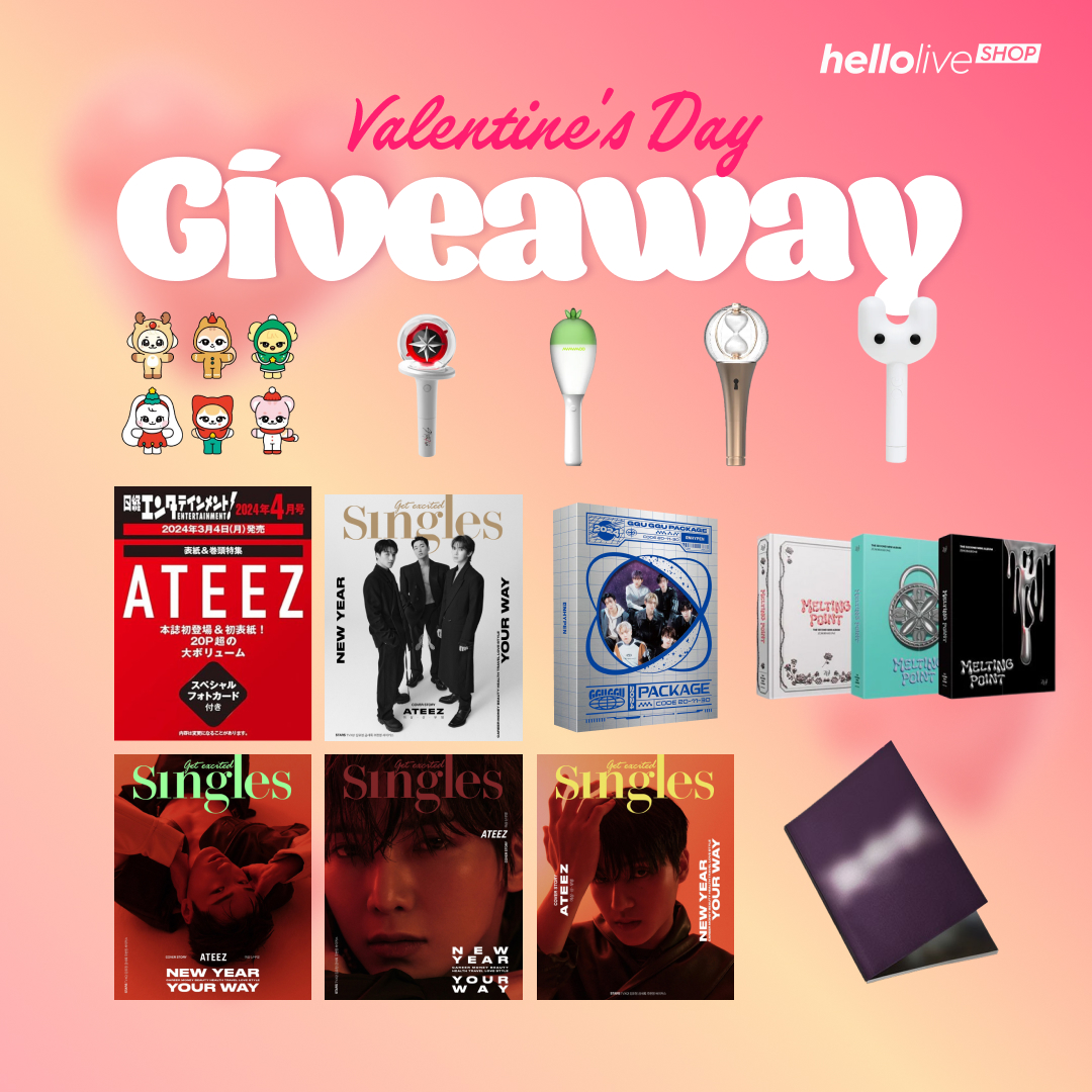 hellolive_shop's tweet photo. 🥳2024 Valentine’s Day SPECIAL #GIVEAWAY🥳
(visit our website, find the perfect gift for your loved one!)

📌 Rules
🖤Worldwide Giveaway (FREE SHIPPING)
🖤5 Winners(Random Version, Random Prize) 
*Please check the image for the prize.
🖤Like this post and follow @hellolive_shop
👬Tag 3+ friends who would love to win this(make them follow too and increase the chance of the winning!)

⏰ Winner announcement
21 FEB

💜TODAY ONLY💜
Enjoy extra 10% off with code LOVE.
Use code “LOVE" at checkout.

🔗https://t.co/xxBwd7bGQn

#giveaway #kpopga #kpop #kpopgiveaway #kpopevent #newyear #valentine #valentineday #holidaysale