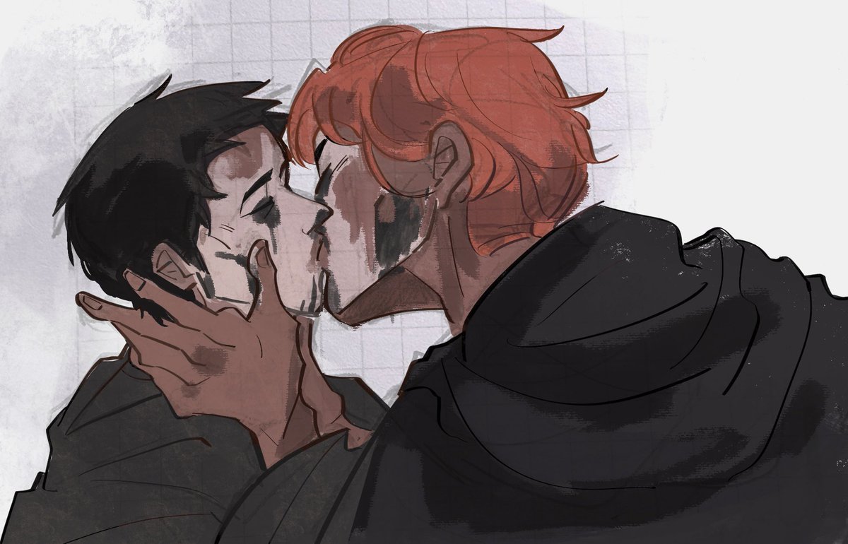 jacketpotatoo's tweet photo. griddlehark kiss as a treat 

#thelockedtomb https://t.co/Jd3A3ZiSF3