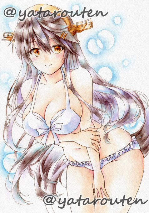 おはようございます☀️

昨日BOOTHでも🔞漫画を
DL購入していただけました😭
🌟感謝🌟感謝🌟でございます💫

次の漫画も制作中ですが
完成は3月中旬になりそうです🙇‍♀️
頑張らなければ😤

#手描きイラスト
#アナログイラスト
#水彩イラスト 
#艦隊これくしょん 
#艦これ 
#榛名
#過去絵 