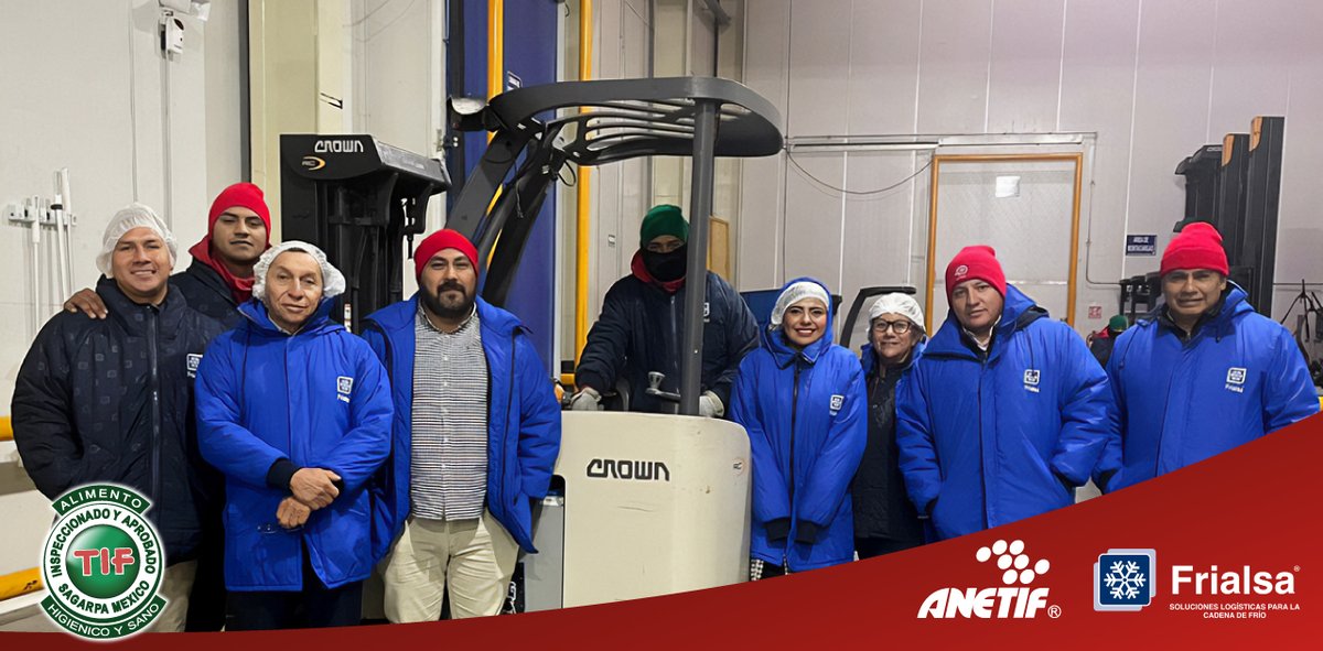 anetif's tweet photo. ❄️En productiva reunión con nuestro socio #ANETIF, @Frialsamx  

🤝 Reafirmamos el compromiso de nuestra asociación en trabajar juntos para impulsar el crecimiento de los diferentes eslabones del sistema TIF y fortalecer la sanidad e inocuidad de la industria cárnica mexicana. https://t.co/PcDTonnpLU