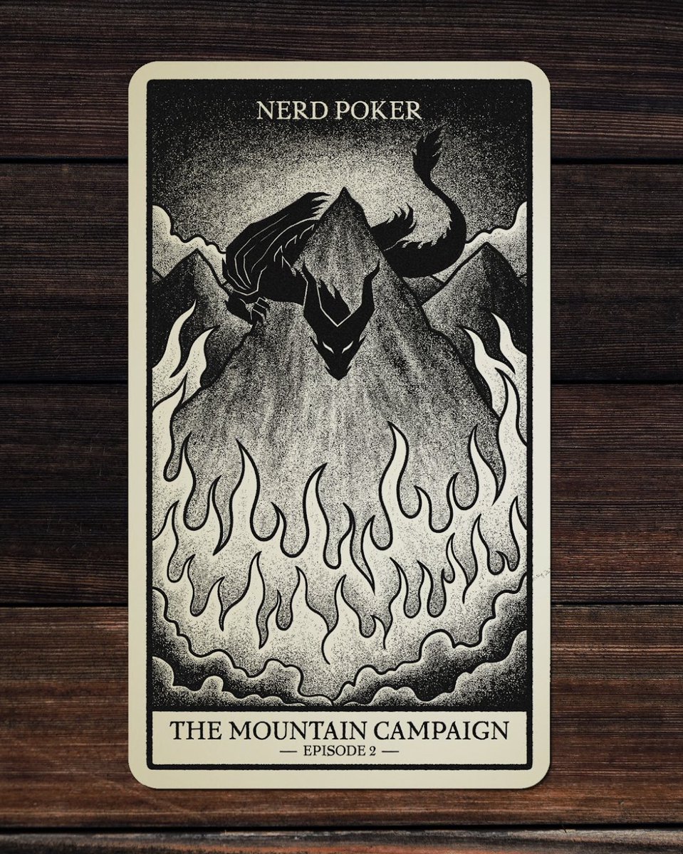 Episode II of the Mountain Campaign is out now! Catch up on Episode I &amp; II, and tag a friend to join the adventure! More info at NerdPokerPod.com #TheMountainCampaign #dungeonsanddragons