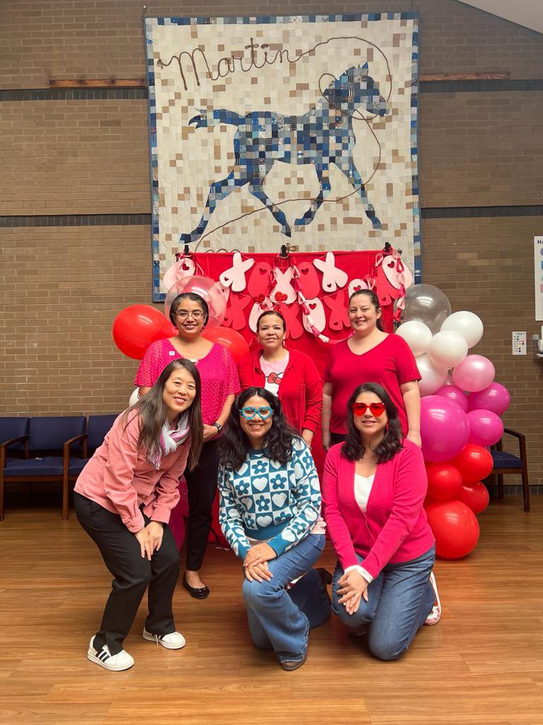 Happy Valentine’s Day! Always thankful for my wonderful team! <a href="/Martin_Mustangs/">Martin Elementary</a>