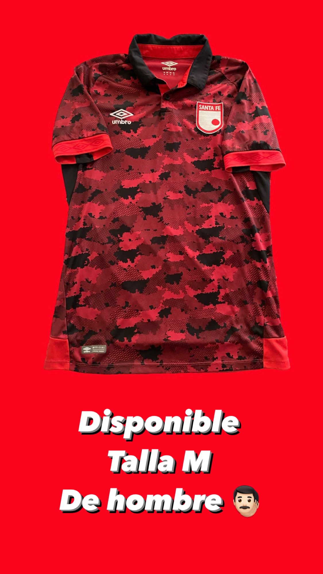 SANTIAGO MEJIA on X Llega una camiseta camuflada SantaFe UmbroColombia Talla M de HOMBRE Perfecto estado Mas informacion por DM RT RT RT RT https t 2X6t2q75Cu X