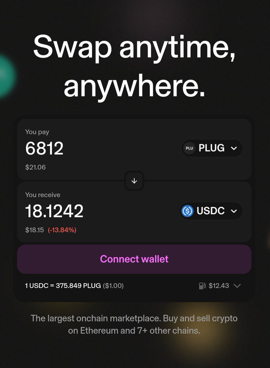 CryptoDuck_TH's tweet photo. เคลม $PLUG
👉 https://t.co/x5H1VJ03nF

สำหรับผู้ที่เคยเล่น Berachain และมี NFT ดังนี้
✅ Honeycombs
✅ Bong Bears + rebases
✅ $MIJANI
✅ ⭐ Ooga Booga Tickets (มีการกรอง sybils และอันนี้เคยพาไปทำ)
✅ Beraplug NFTS

$PLUG CA: 0x231A6BD8eB88Cfa42776B7Ac575CeCAf82bf1E21 https://t.co/QiAQzTMPi1