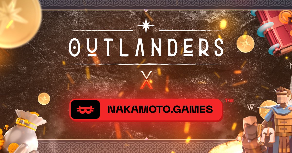 Outlanders is set to launch on the largest #GameFi Ecosystem in the industry!

<a href="/NakamotoGames/">Nakamoto.Games</a> has established the most extensive Web3 platform, supported by the industry's biggest community, the #NAKAFAM.

The Outlanders Saga is launching on the NAKA Platform! Get ready! $LAND ⚔️