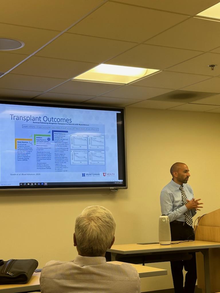 Grateful for the opportunity to speak with @sk_tantravahi on #myelofibrosis @NIHClinicalCntr today, courtesy of our host @dralainmina! #MPNsm #BMTsm @huntsmancancer @UofUHematology