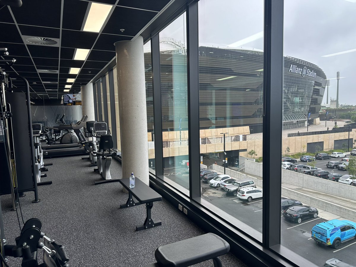 Our new and magnificent @UTSEngage @UTS_Health Exercise Physiology Clinic at Moore Park, overlooking Allianz Stadium, SCG, and parklands. It will soon welcome our Master of Clinical Exercise Physiology students, support impactful research, and welcome clinical clients! #Grateful.